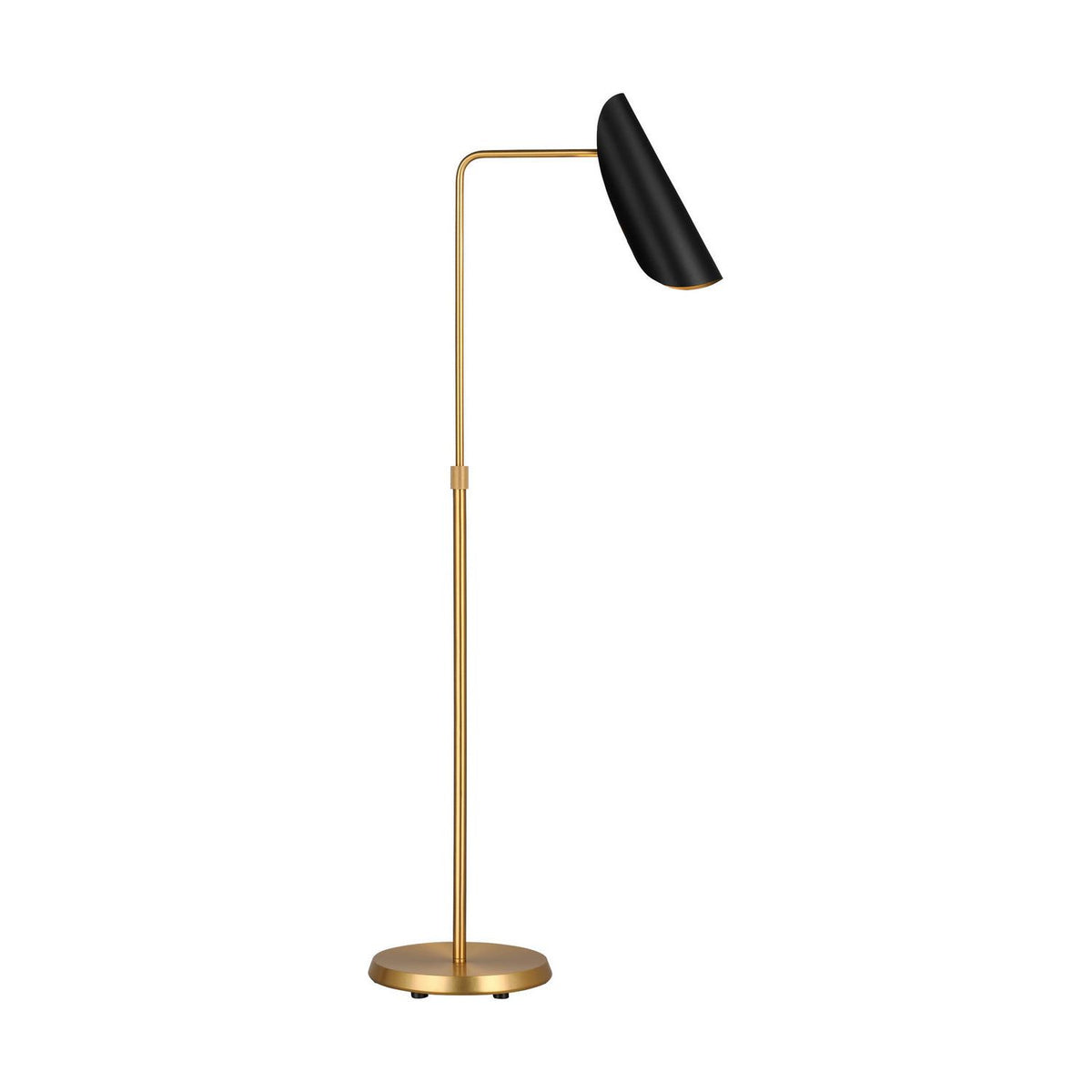 Visual Comfort Studio Canada - AET1001BBSMBK1 - One Light Floor Lamp - Tresa - Midnight Black and Burnished Brass