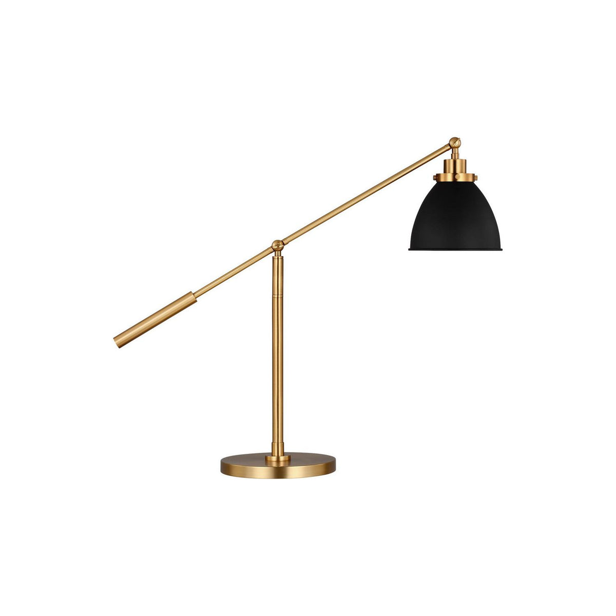 Visual Comfort Studio Canada - CT1101MBKBBS1 - One Light Desk Lamp - Wellfleet - Midnight Black and Burnished Brass
