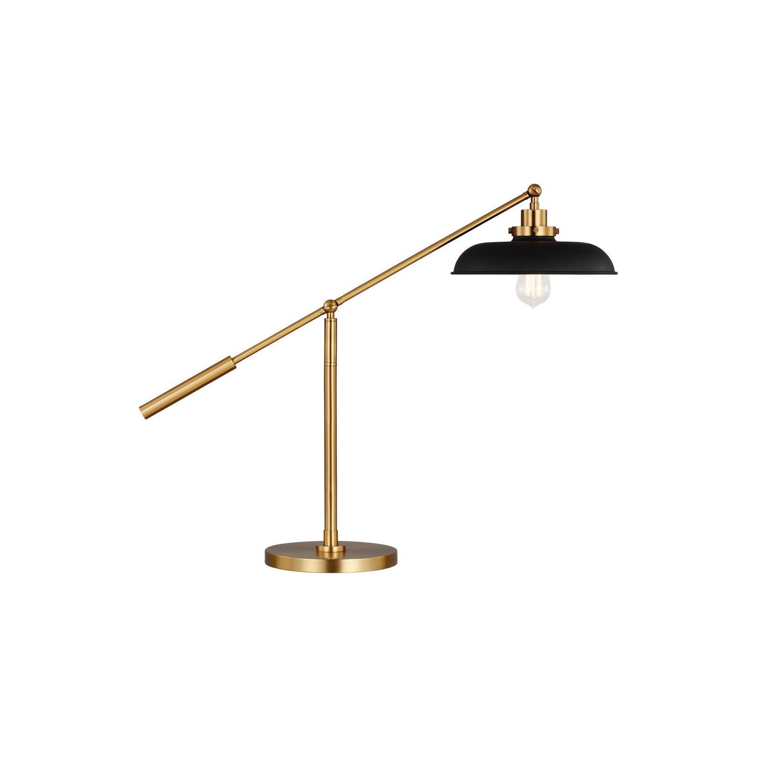 Visual Comfort Studio Canada - CT1111MBKBBS1 - One Light Desk Lamp - Wellfleet - Midnight Black and Burnished Brass