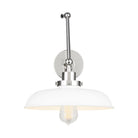 Visual Comfort Studio Canada - CW1171MWTPN - One Light Wall Sconce - Wellfleet - Matte White and Polished Nickel