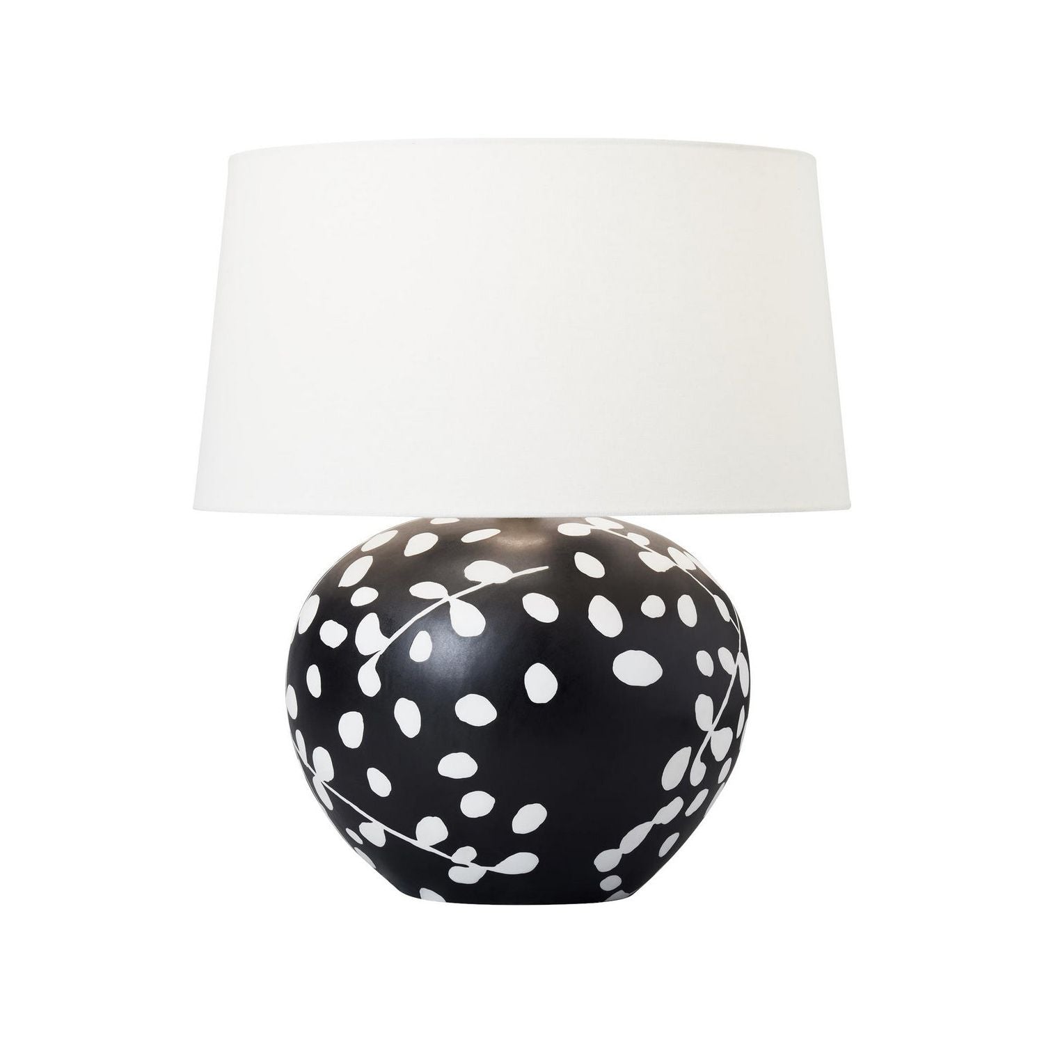 Visual Comfort Studio Canada - HT1011WLBL1 - One Light Table Lamp - Nan - White Leather W Black Leather