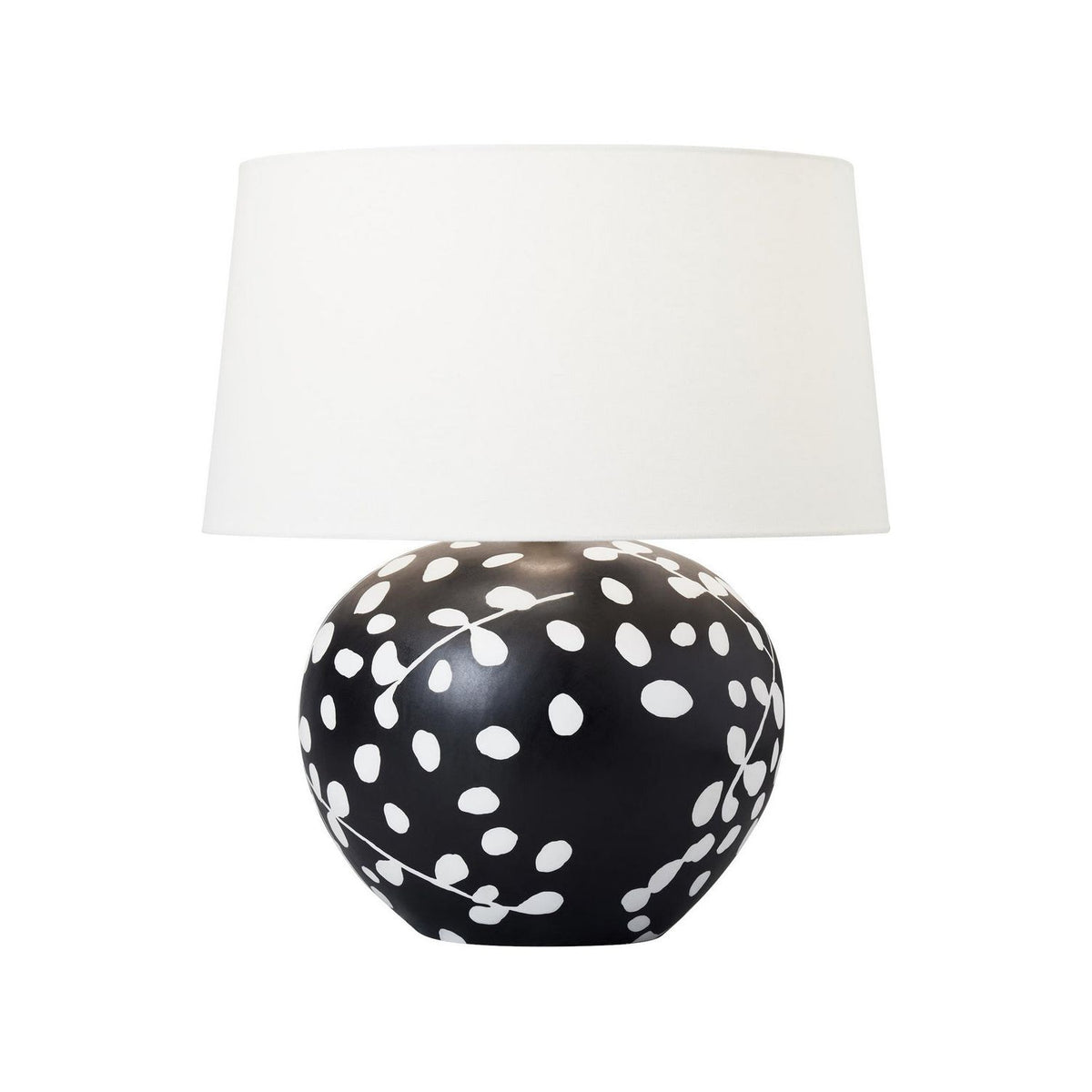 Visual Comfort Studio Canada - HT1011WLBL1 - One Light Table Lamp - Nan - White Leather W Black Leather
