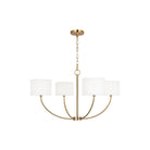Visual Comfort Studio Canada - KSC1034BBS - Four Light Chandelier - Sawyer - Burnished Brass