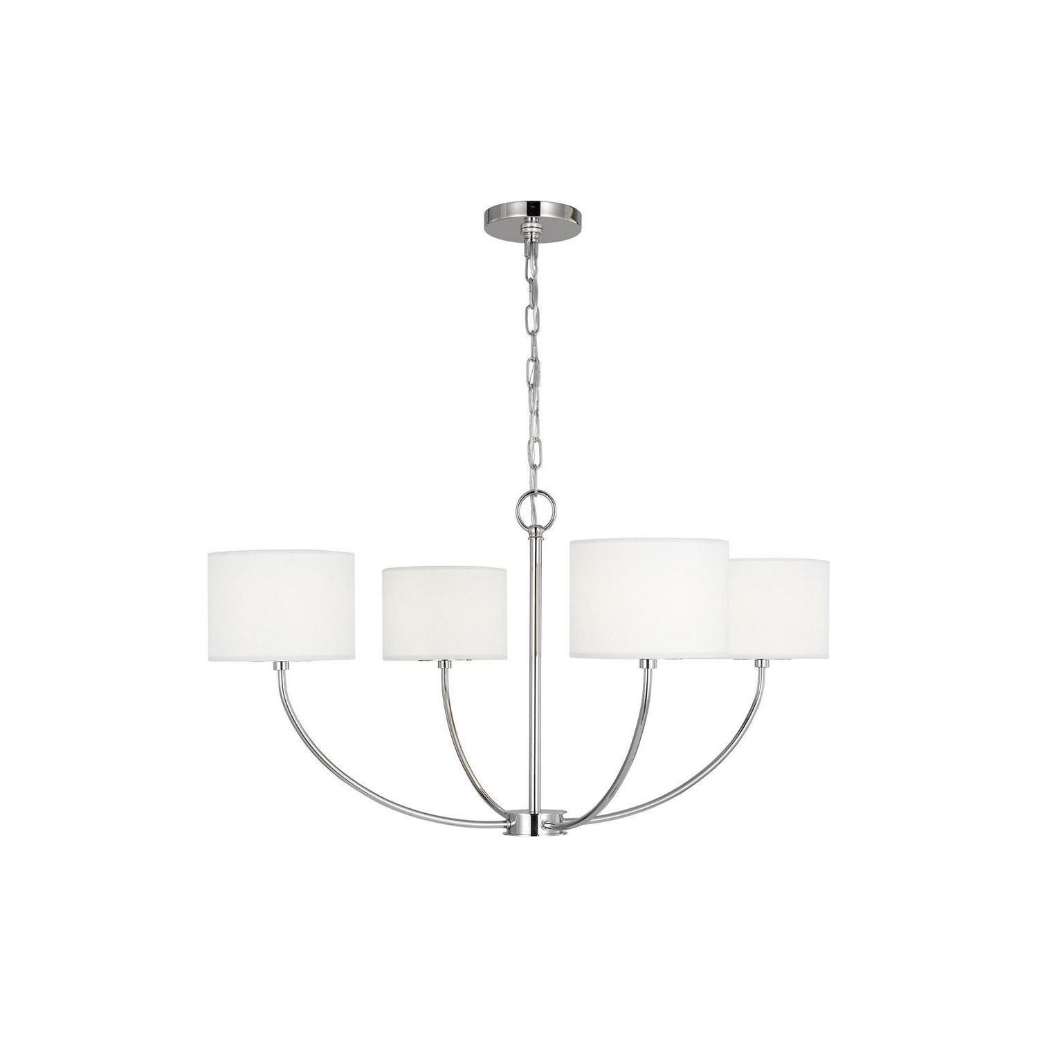 Visual Comfort Studio Canada - KSC1034PN - Four Light Chandelier - Sawyer - Polished Nickel