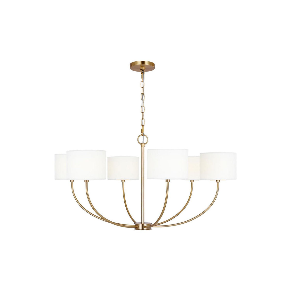 Visual Comfort Studio Canada - KSC1046BBS - Six Light Chandelier - Sawyer - Burnished Brass