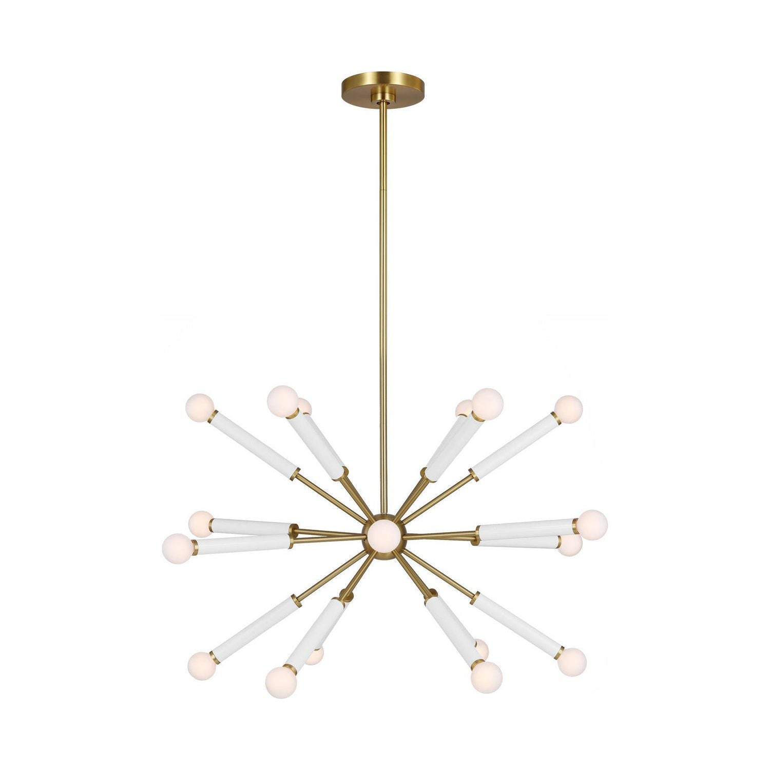 Visual Comfort Studio Canada - KSC10518BBSGW - 18 Light Chandelier - Monroe - Burnished Brass