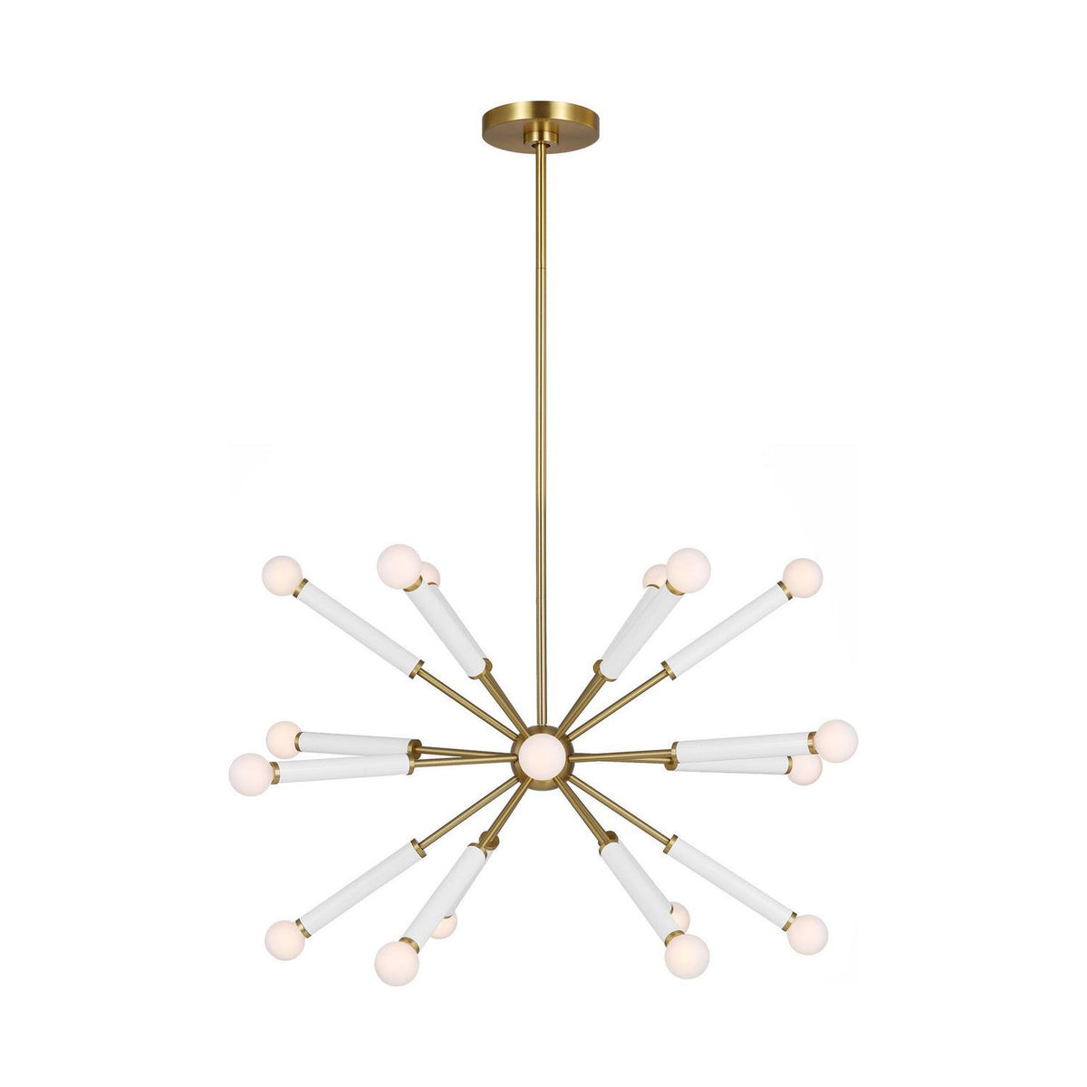 Visual Comfort Studio Canada - KSC10518BBSGW - 18 Light Chandelier - Monroe - Burnished Brass