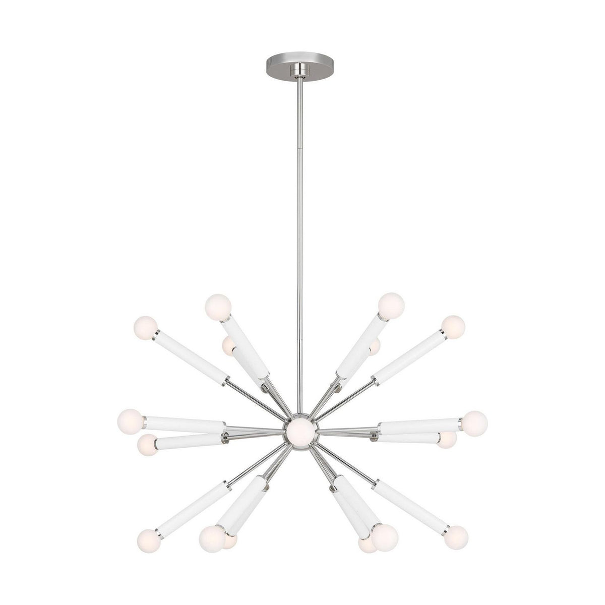 Visual Comfort Studio Canada - KSC10518PNGW - 18 Light Chandelier - Monroe - Polished Nickel