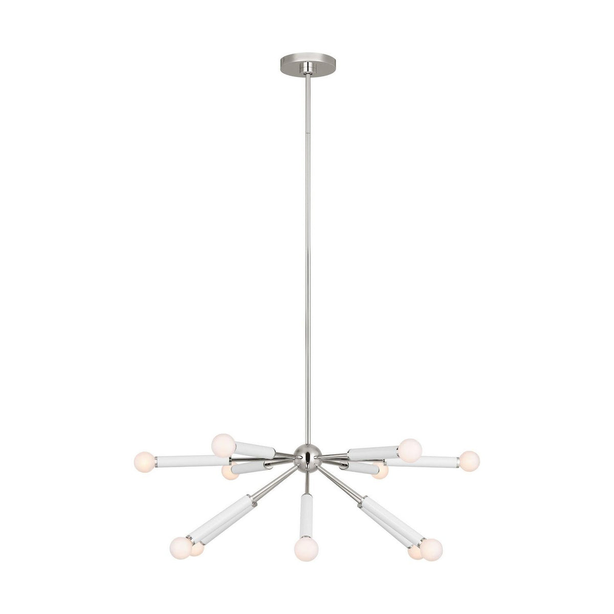 Visual Comfort Studio Canada - KSC10612PNGW - 12 Light Chandelier - Monroe - Polished Nickel