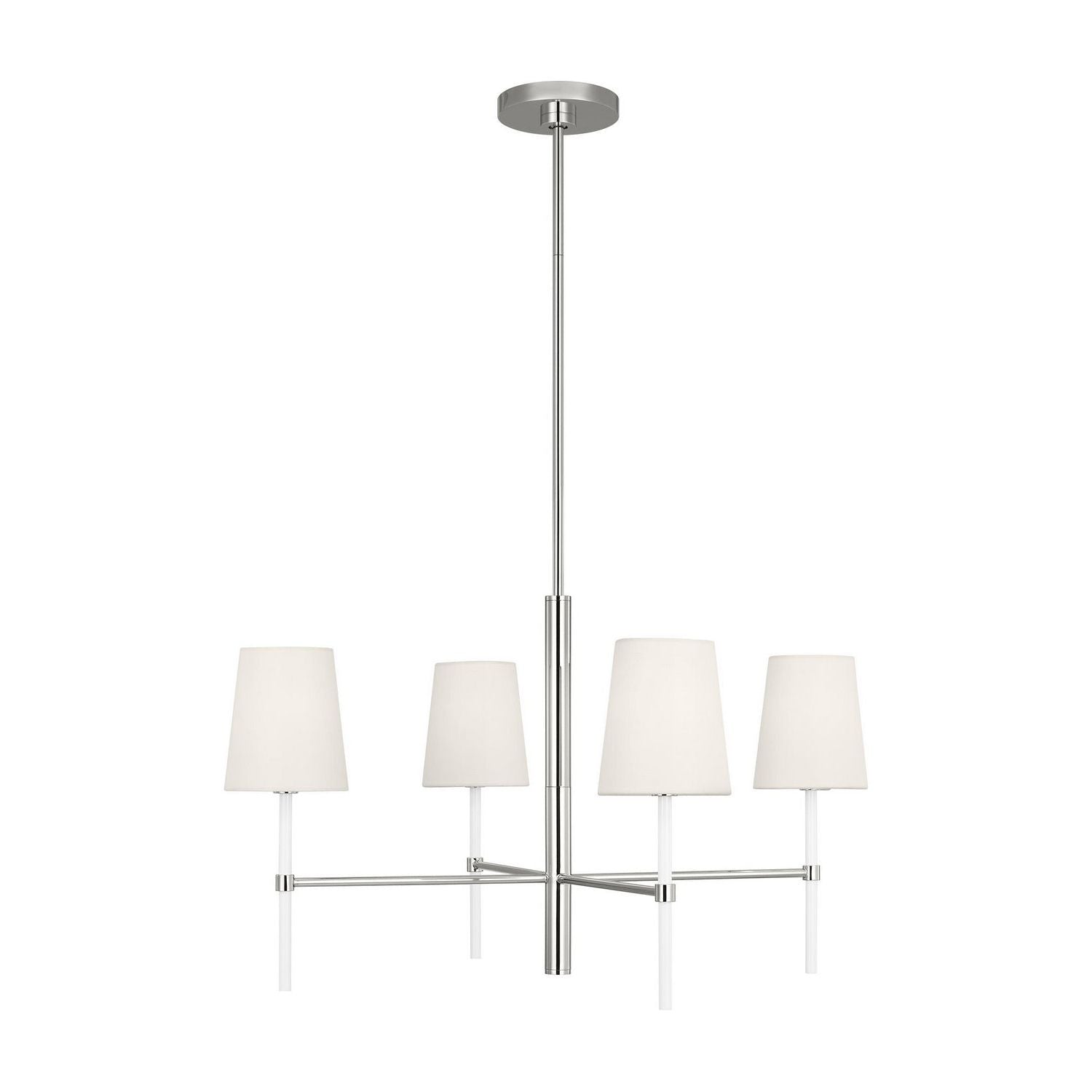 Visual Comfort Studio Canada - KSC1074BBSGW - Four Light Chandelier - Monroe - Burnished Brass