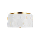 Visual Comfort Studio Canada - KSF1013BBS - Three Light Flush Mount - Dottie - Burnished Brass