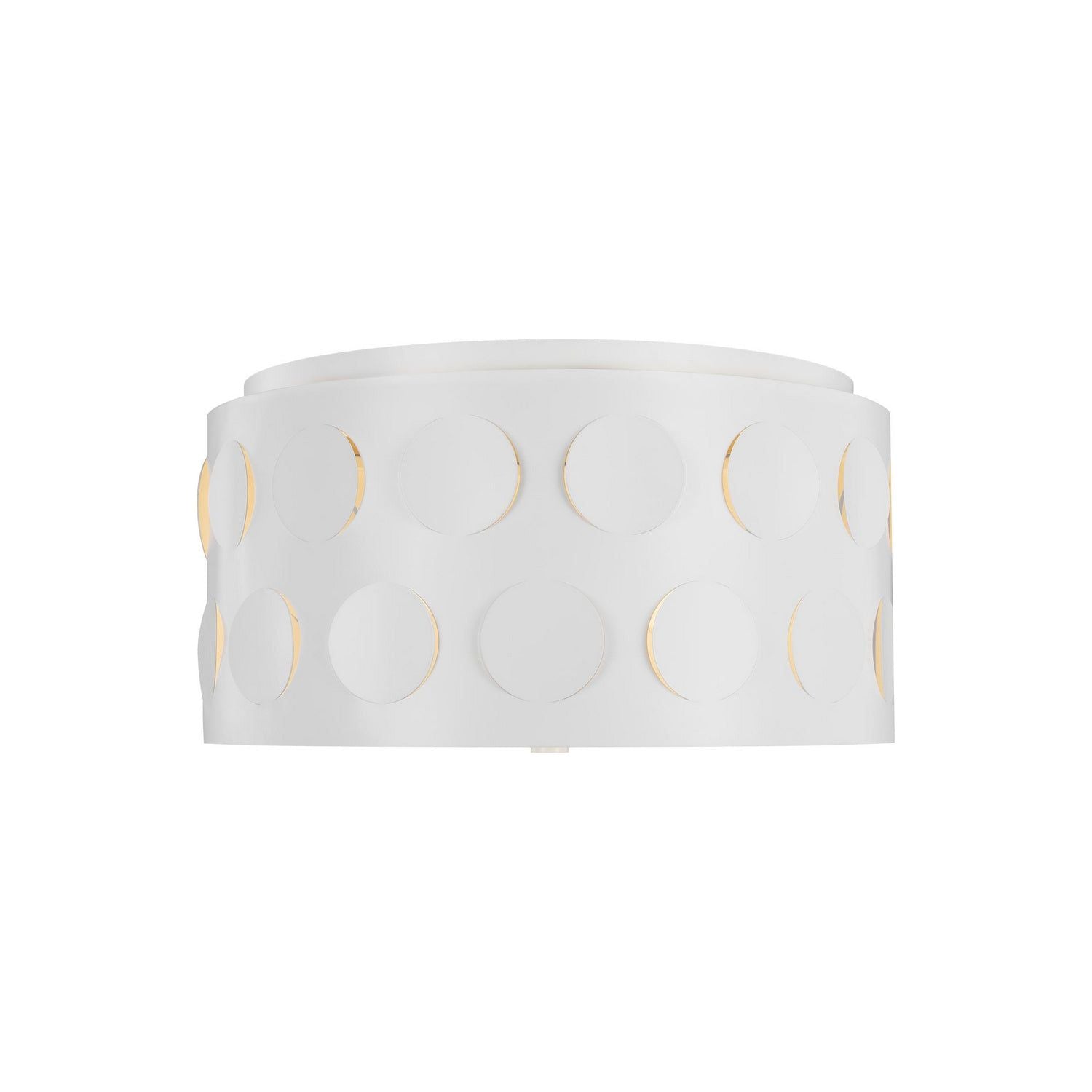 Visual Comfort Studio Canada - KSF1013MWT - Three Light Flush Mount - Dottie - Matte White