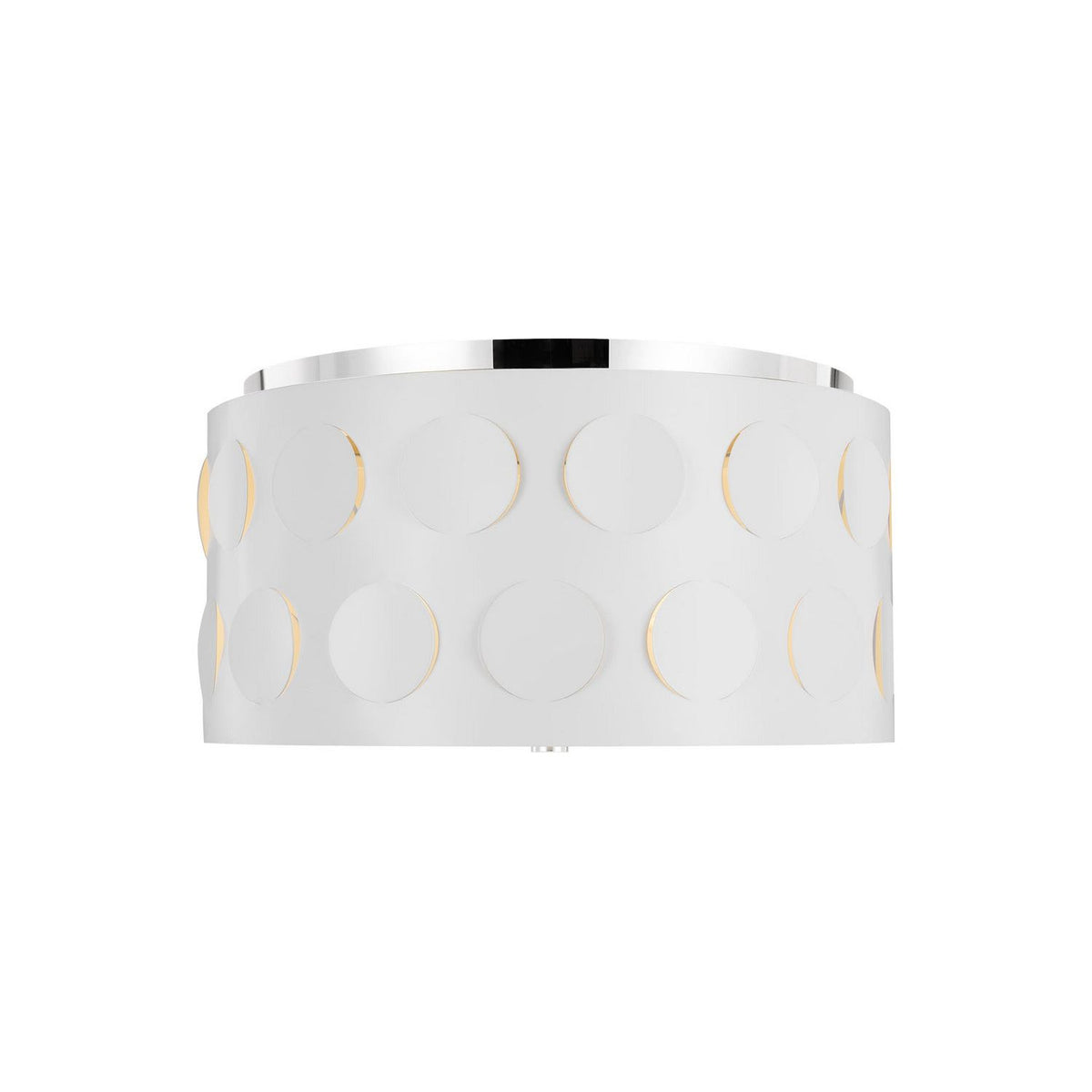 Visual Comfort Studio Canada - KSF1013PN - Three Light Flush Mount - Dottie - Polished Nickel