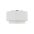 Visual Comfort Studio Canada - KSF1043BBS - Three Light Flush Mount - Sawyer - Burnished Brass