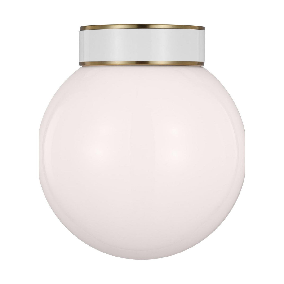 Visual Comfort Studio Canada - KSF1051BBSGW - One Light Flush Mount - Monroe - Burnished Brass