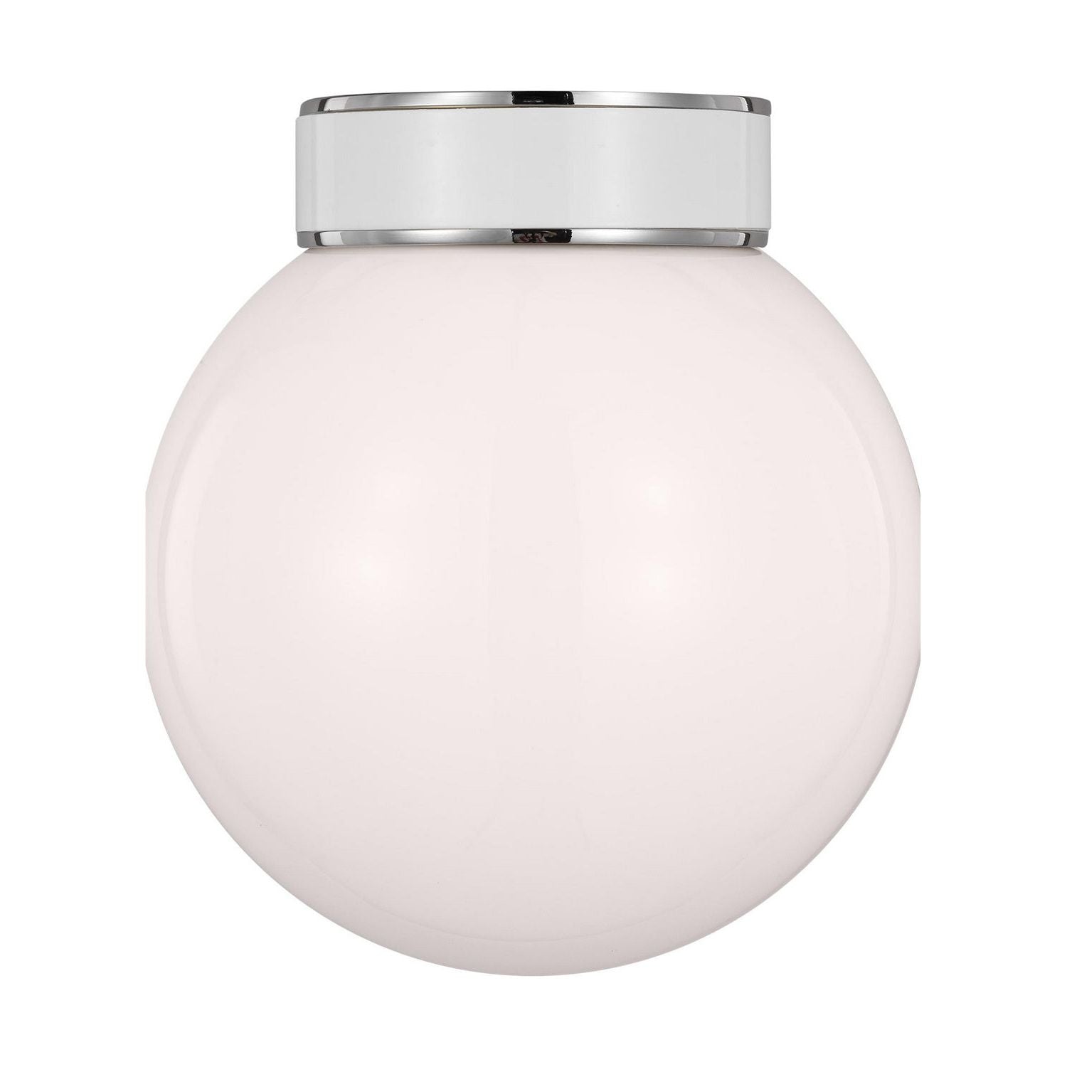 Visual Comfort Studio Canada - KSF1051PNGW - One Light Flush Mount - Monroe - Polished Nickel