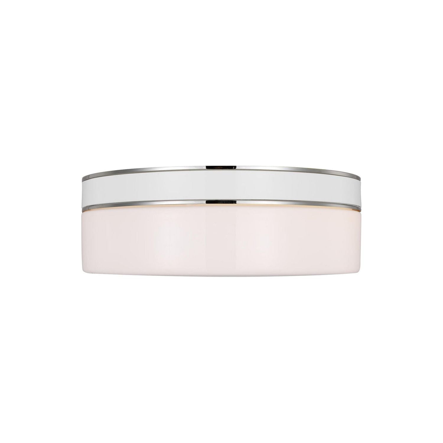 Visual Comfort Studio Canada - KSF1072PNGW - Two Light Flush Mount - Monroe - Polished Nickel
