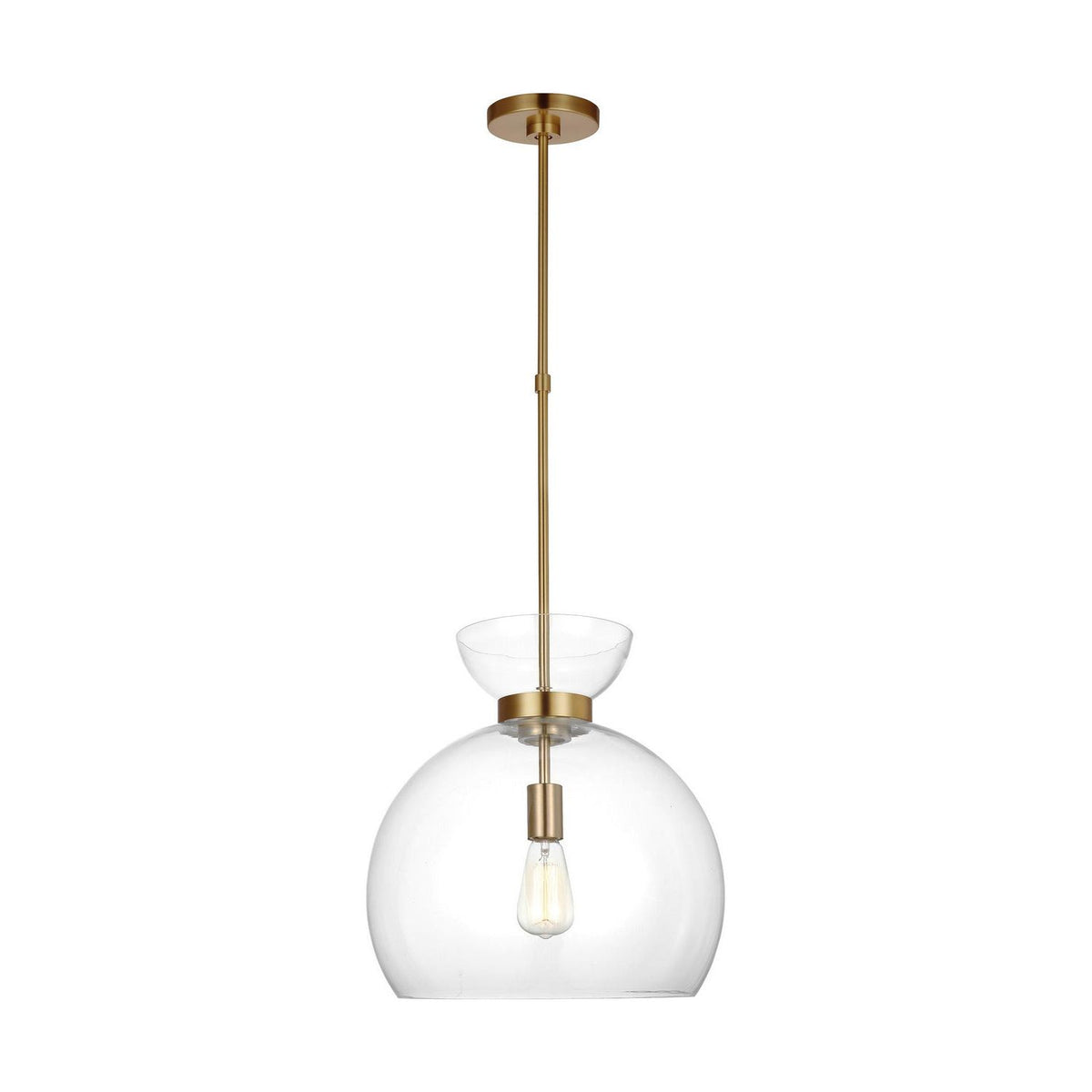 Visual Comfort Studio Canada - KSP1021BBSCG - One Light Pendant - Londyn - Burnished Brass with Clear Glass