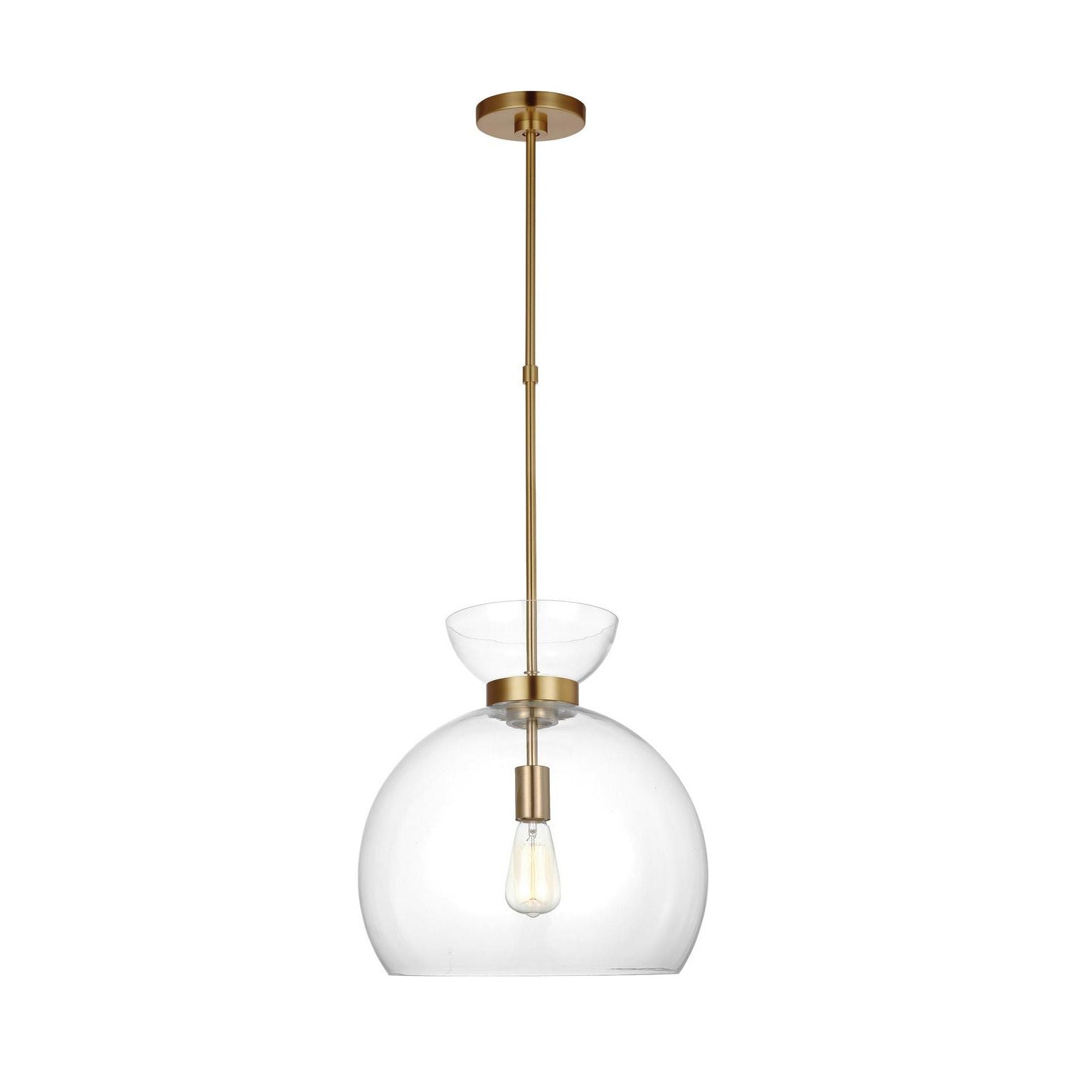 Visual Comfort Studio Canada - KSP1021BBSCG - One Light Pendant - Londyn - Burnished Brass with Clear Glass