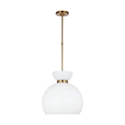 Visual Comfort Studio Canada - KSP1021BBSMG - One Light Pendant - Londyn - Burnished Brass with Milk White Glass