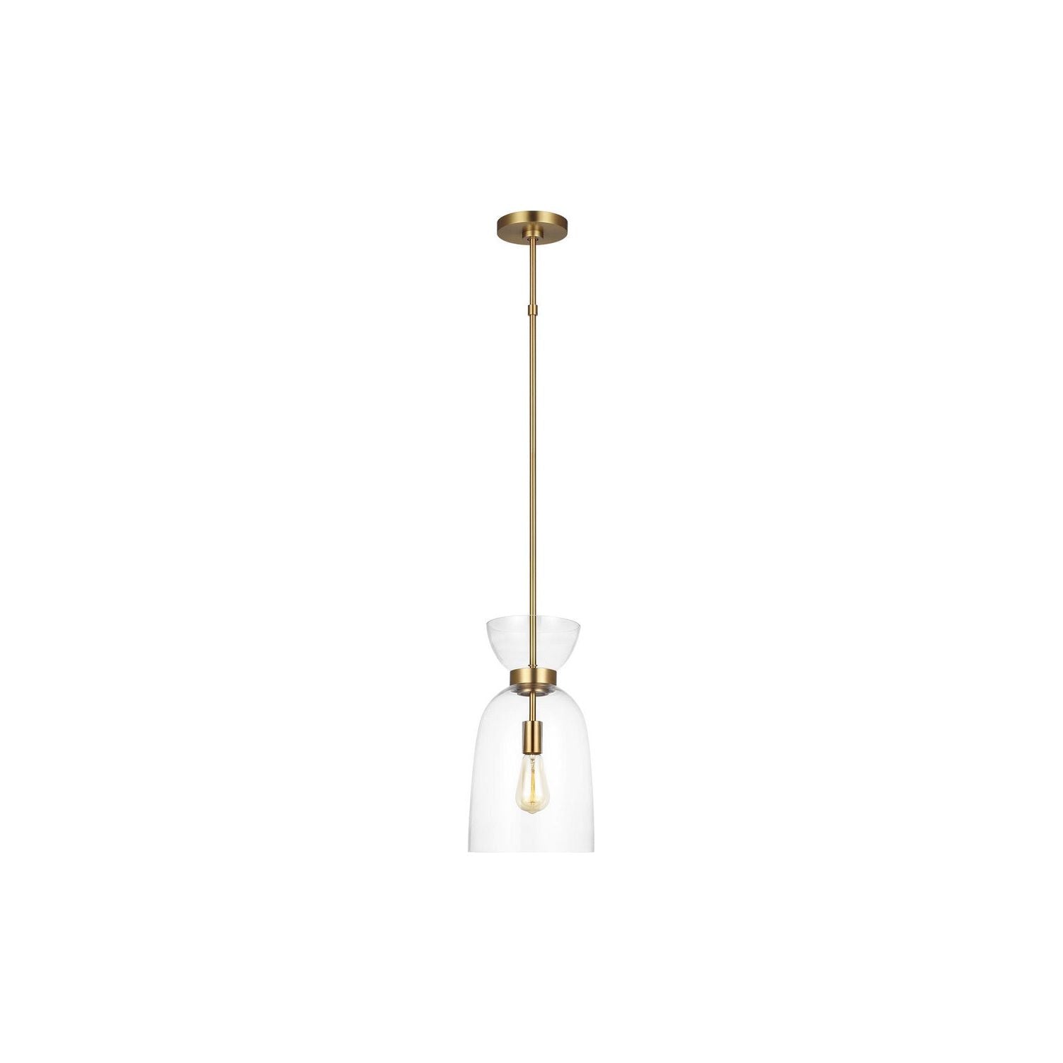 Visual Comfort Studio Canada - KSP1031BBSCG - One Light Pendant - Londyn - Burnished Brass with Clear Glass
