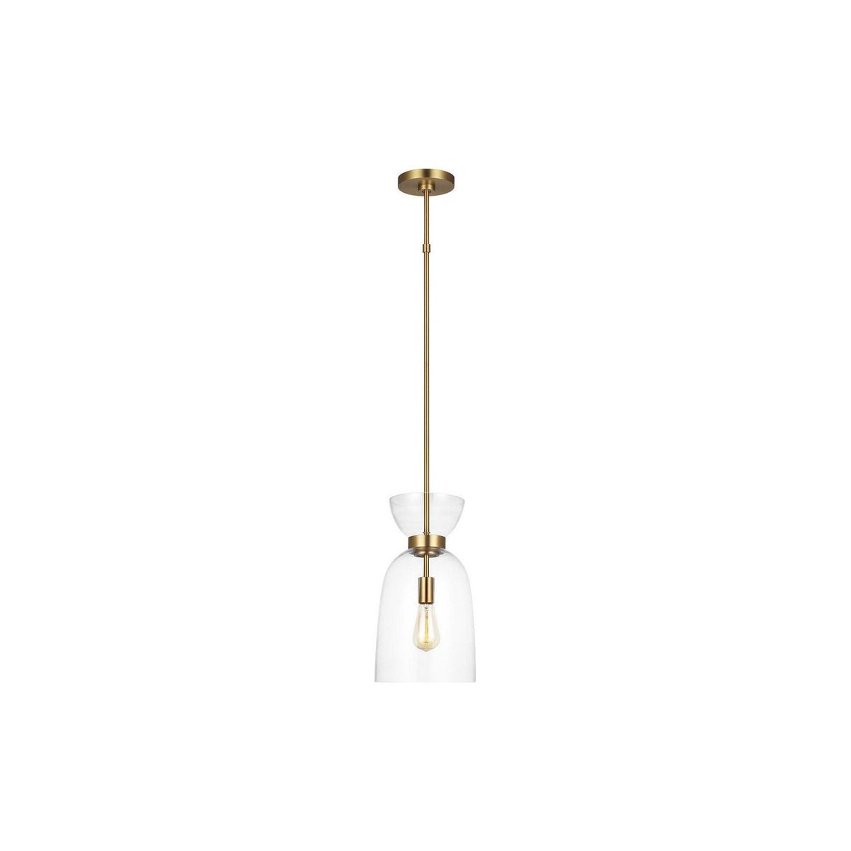 Visual Comfort Studio Canada - KSP1031BBSCG - One Light Pendant - Londyn - Burnished Brass with Clear Glass