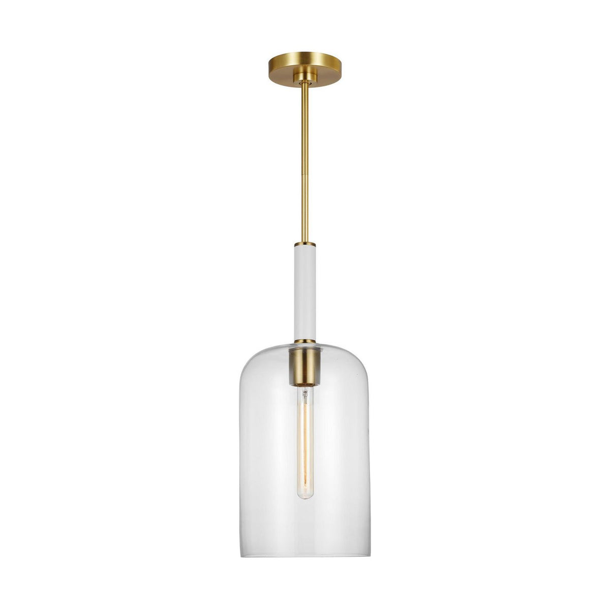 Visual Comfort Studio Canada - KSP1051BBSGW - One Light Pendant - Monroe - Burnished Brass