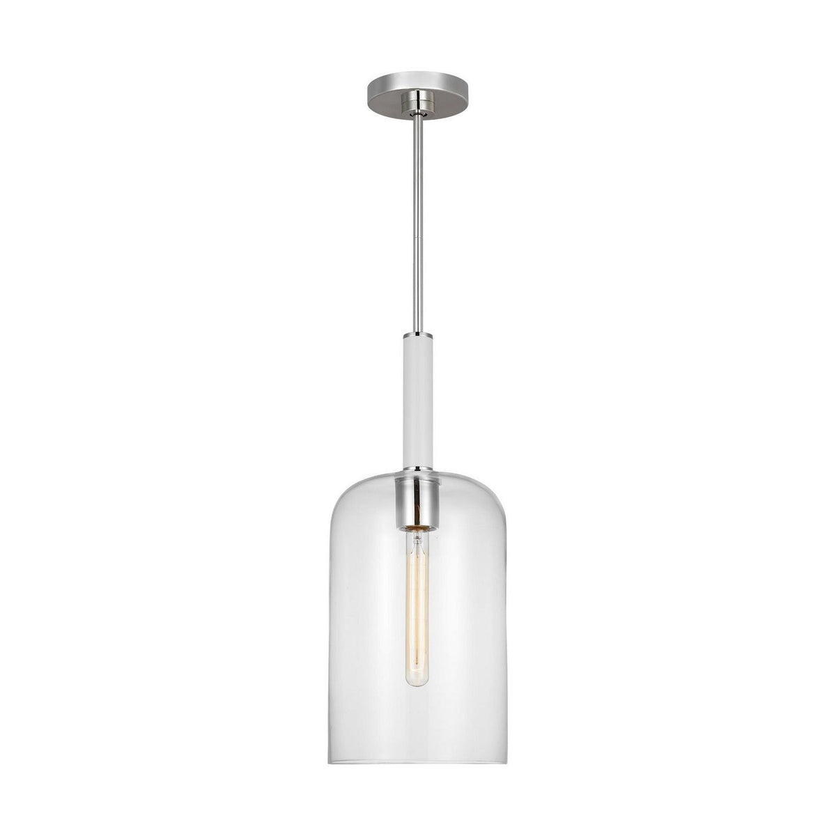 Visual Comfort Studio Canada - KSP1051PNGW - One Light Pendant - Monroe - Polished Nickel