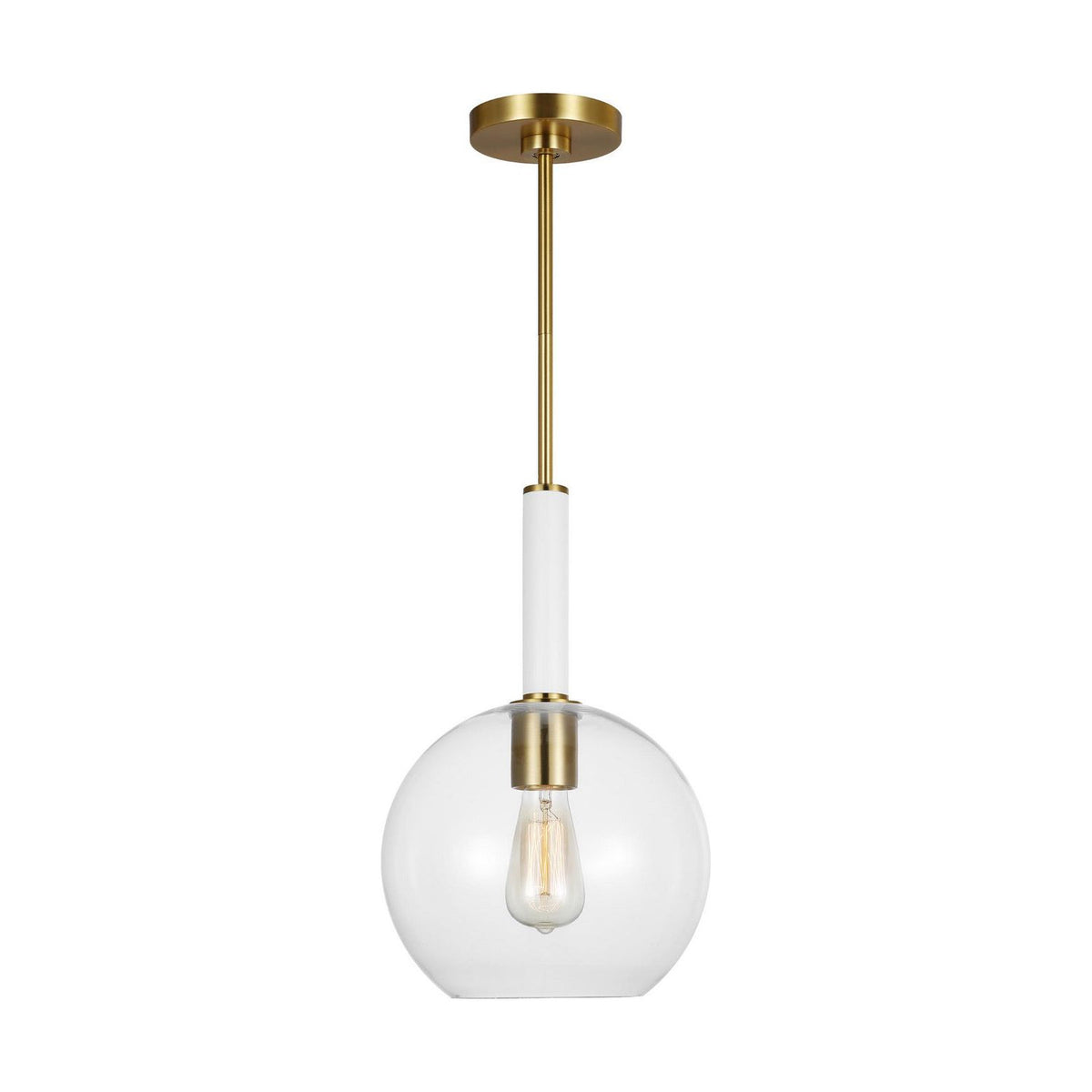 Visual Comfort Studio Canada - KSP1061BBSGW - One Light Pendant - Monroe - Burnished Brass