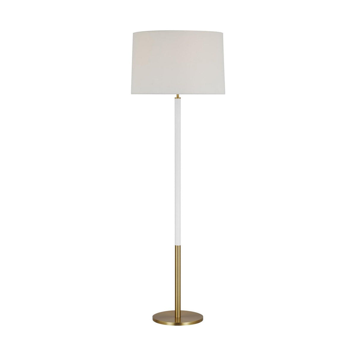 Visual Comfort Studio Canada - KST1051BBSGW1 - One Light Floor Lamp - Monroe - Burnished Brass