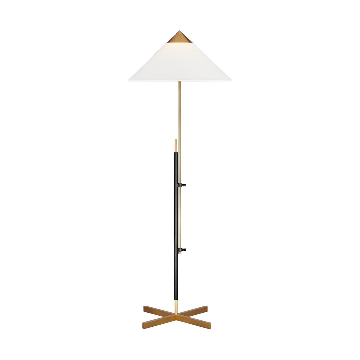 Visual Comfort Studio Canada - KT1291BBSBNZ1 - One Light Floor Lamp - Franklin - Burnished Brass and Deep Bronze