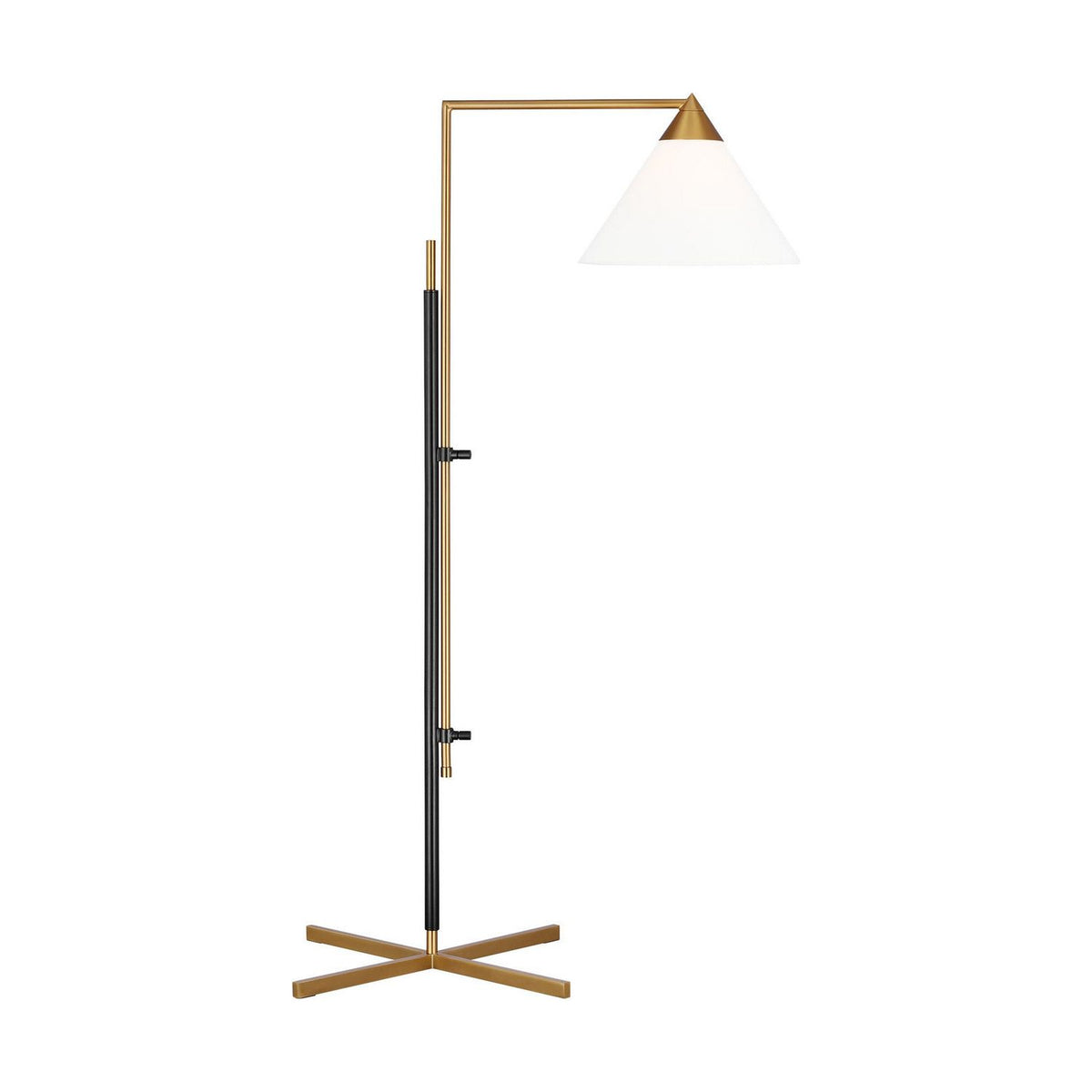 Visual Comfort Studio Canada - KT1301BBSBNZ1 - One Light Floor Lamp - Franklin - Burnished Brass and Deep Bronze