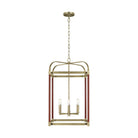 Visual Comfort Studio Canada - LC1156TWB - Six Light Lantern - Hadley - Time Worn Brass
