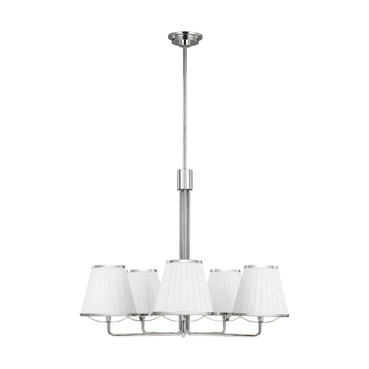 Visual Comfort Studio Canada - LC1185PN - Five Light Chandelier - Esther - Polished Nickel