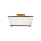 Visual Comfort Studio Canada - LF1044TWB - Four Light Flush Mount - Esther - Time Worn Brass