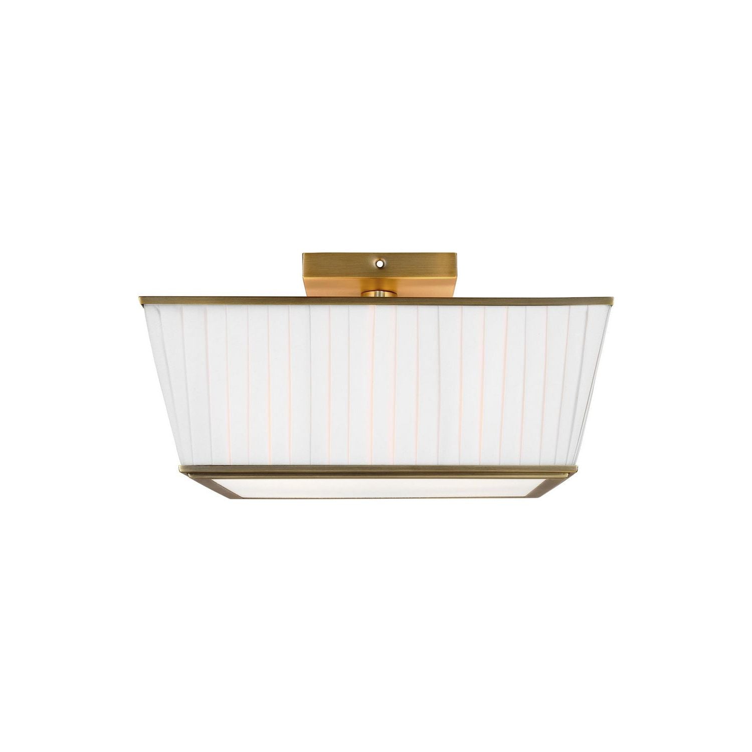 Visual Comfort Studio Canada - LF1044TWB - Four Light Flush Mount - Esther - Time Worn Brass