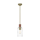 Visual Comfort Studio Canada - LP1071TWBCG - One Light Pendant - Hadley - Time Worn Brass
