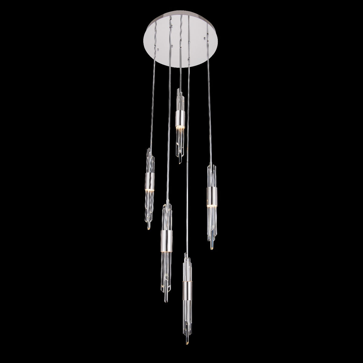Allegri - 037952-010-FR001 - LED Foyer Pendant - Lucca - Polished Chrome