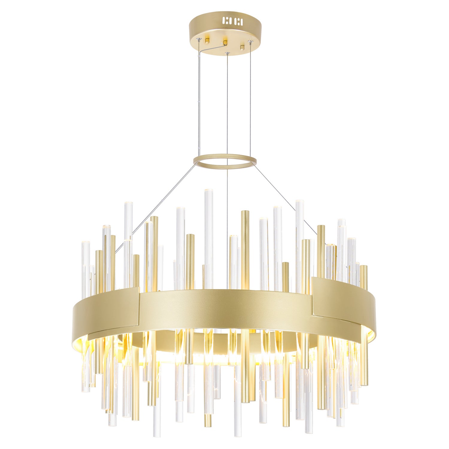 CWI Lighting Canada - 1245P20-602 - LED Chandelier - Millipede - Satin Gold