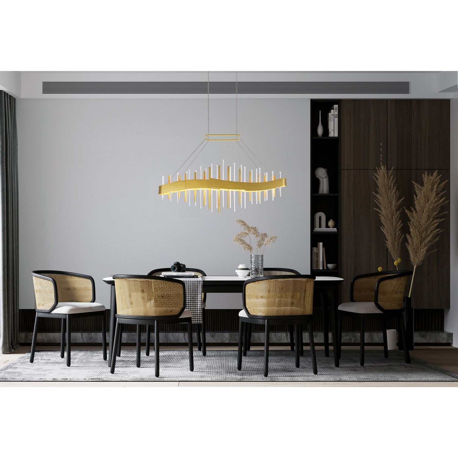 CWI Lighting Canada - 1245P40-602 - LED Chandelier - Millipede - Satin Gold