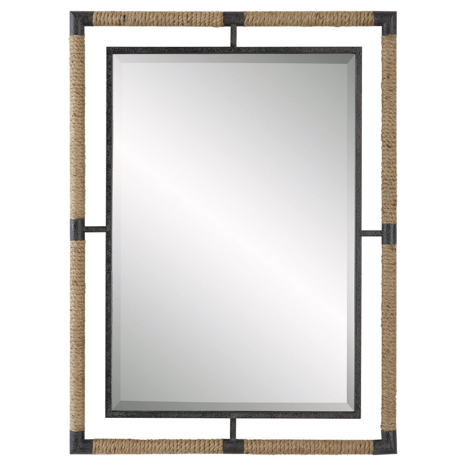 Uttermost - 09769 - Mirror - Melville - Textured Rust Black