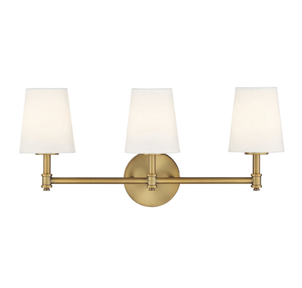 Meridian Three Light Bathroom Vanity Light