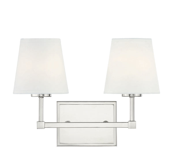 Meridian Two Light Bathroom Vanity Light