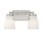 Meridian M80057BN Two Light Bathroom Vanity Light in Brushed Nickel