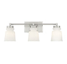 Meridian M80058BN Three Light Bathroom Vanity Light in Brushed Nickel