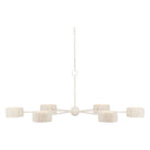 Currey and Company - 9000-0865 - Six Light Chandelier - Monreale - White