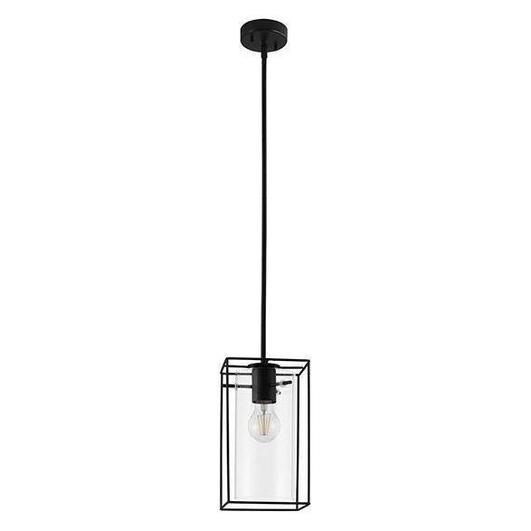 Eglo Canada - 205296A - One Light Mini Pendant - Loncino 1 - Black
