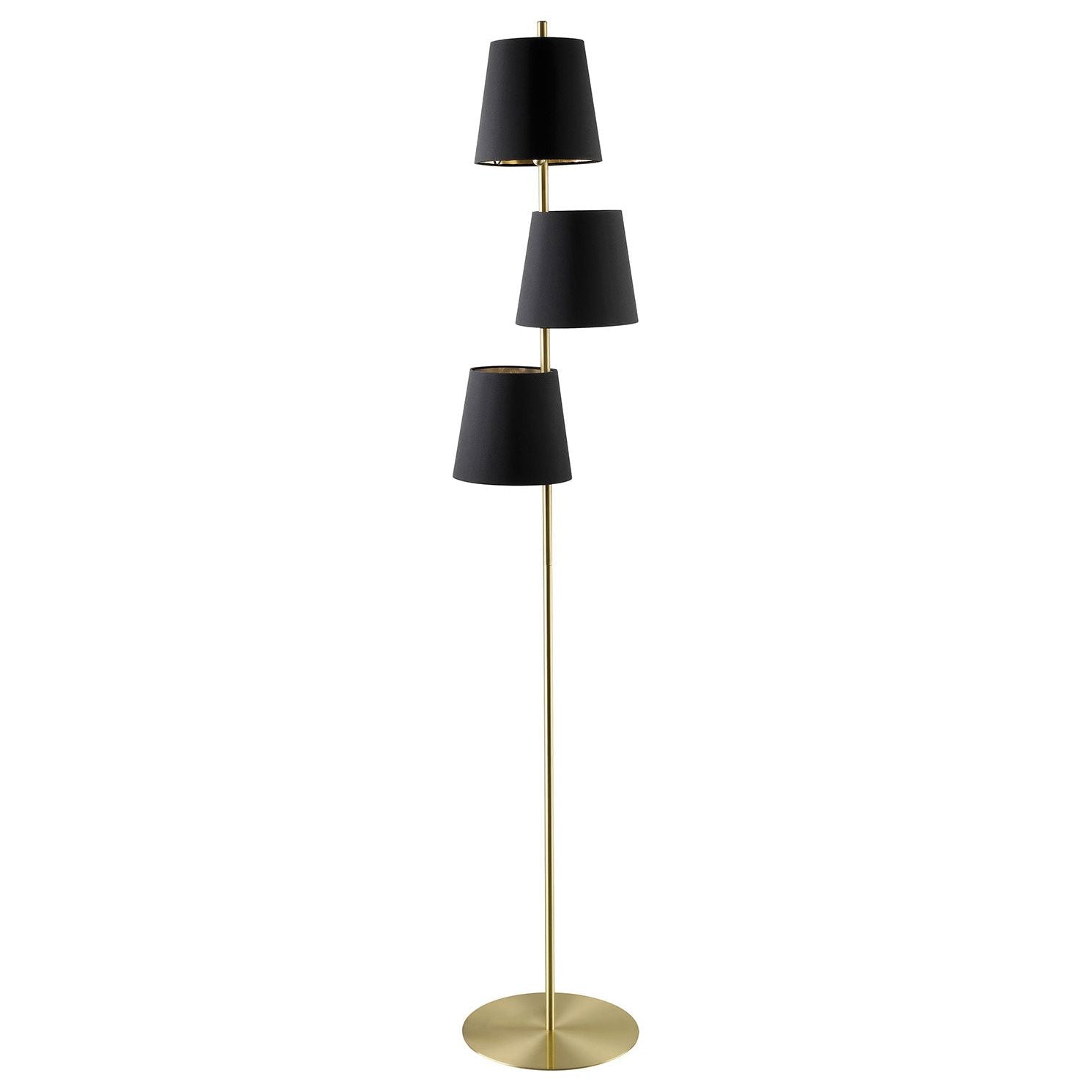 Eglo Canada - 205302A - Three Light Floor Lamp - Almeida 2 - Brushed Brass