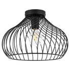 Eglo Canada - 32469A - One Light Flush Mount - Staverton - Black