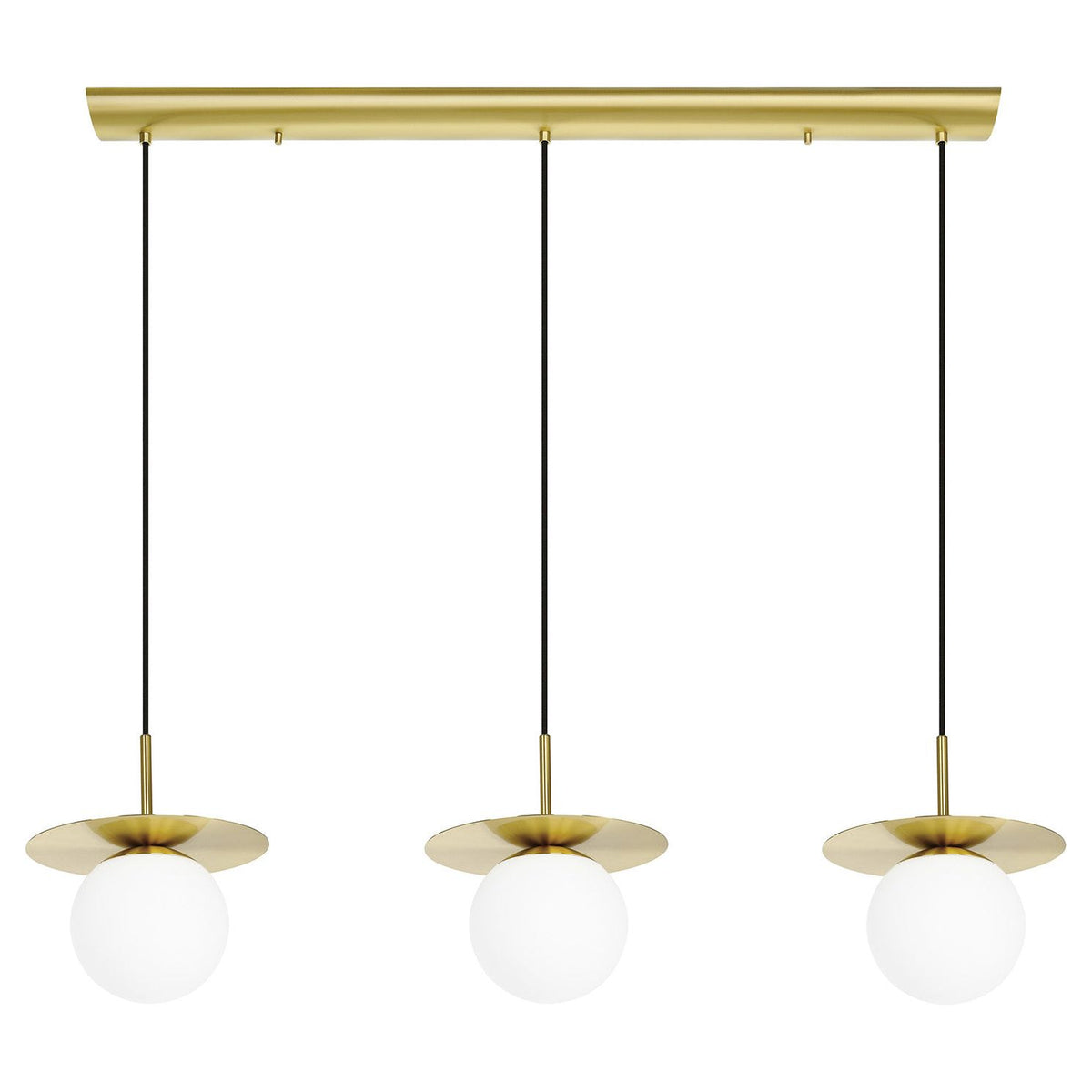 Eglo Canada - 39953A - Three Light Suspension - Arenales - Brushed Brass